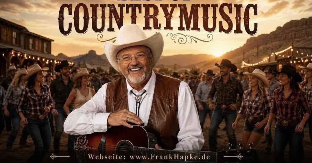Country-Community feiert gemeinsam vor einer Bühne